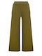 Women's Fabric Trousers Khaki