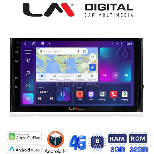 LM Digital Sistem Audio Auto pentru Skoda Karoq 2016 (Bluetooth/USB/WiFi/GPS/Apple-Carplay/Android-Auto)