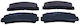 Front Brake Pads Lada Niva 2123 20-21 Niva Off-road 2121 21231 76- Nadeschda 2120 97-06 193875 Maxgear 193875-10734