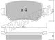 Rear Brake Pads Opel Astra G-h Combo Zafira 5581 5581-11168