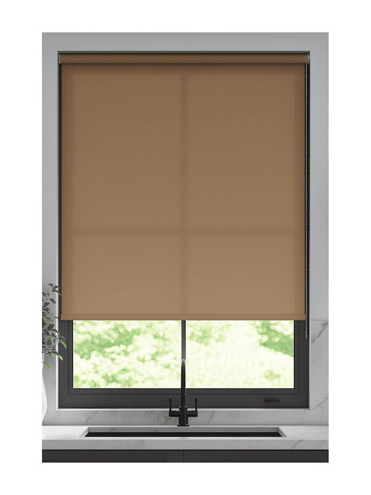 Frans Roller Blinds Partial Blackout Brown W120...