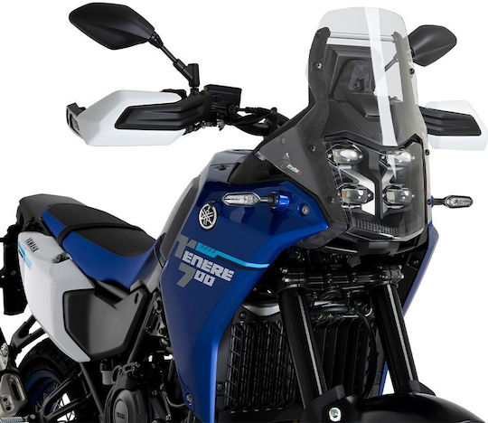 Puig Sport Motorcycle Windshield & Windscreen Transparent Visor for Yamaha Tenere 700 22514W