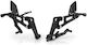 Paraxite Foot Peg Μοτοσυκλέτας in Black Color PRS001N