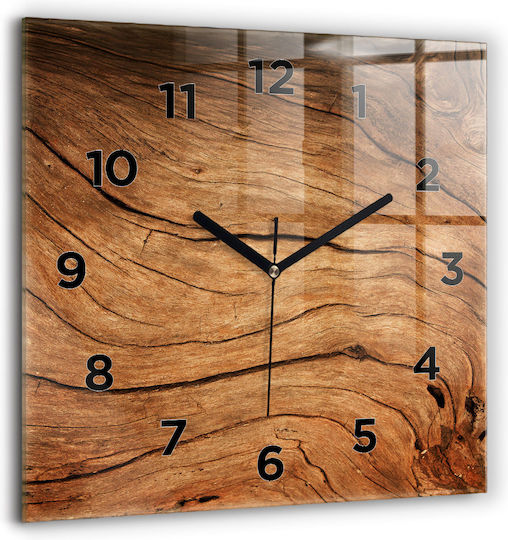 Tulup Wanduhr Hölzernes Braun Ø60cm Tulup Wanduhr Hölzernes Braun Ø60cm