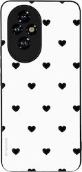Sonique Heart Series Ehre 200 5g Weiße Handyhülle
