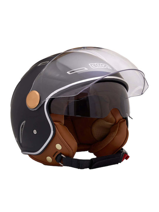 Beon B-122 Black Matt Motorradhelm Jet ECE 22.0...