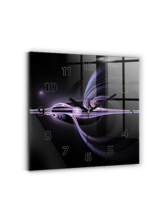 Tulup Silent Wall Clock Purple Ø30cm