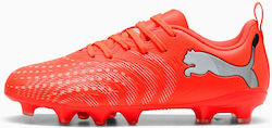 PUMA Ghete De Fotbal Pentru Copii Cu Crampoane Roșii FG/AG PUMA Ghete De Fotbal Pentru Copii Cu Crampoane Roșii FG/AG