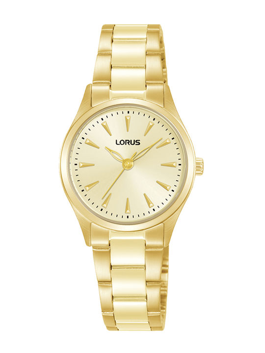 Lorus Women's Watch with Gold Metal Bracelet