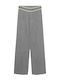 Damen Stoff Hose Medium Grey Melange