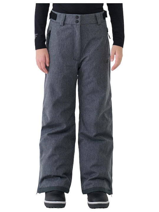 4F 4FJWAW25TFTRU1077-20S Kids Trousers for Ski & Snowboard Black