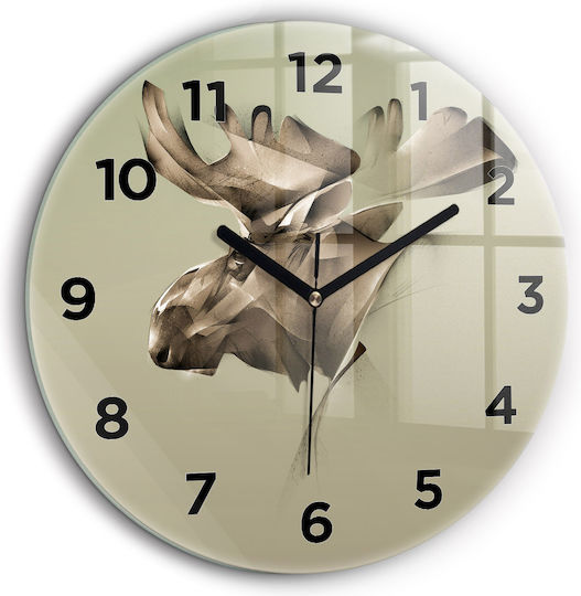 Tulup Kids Glass Wall Clock