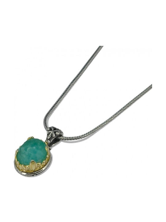 Colier Bizantin Amulet Placat cu aur