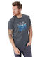 Star Wash Kukuxumusu Mens T-shirt Dark Gray