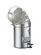 Bronze Art Inox Καλαθάκι Μπάνιου Soft Close 5lt Ασημί