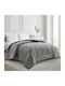 Liolios Home Комбинирано одеяло Кингсайз 260x240бр Сив
