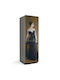 Decorative Magnetic Refrigerator Cover Design Elegant Figure Dress 60x190 Cm