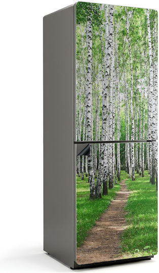 Magnetisches Kühlschrank- und Gefrierschrank-Wandsticker Straße der Bäume im Wald 70x190 cm Magnetisches Kühlschrank- und Gefrierschrank-Wandsticker Straße der Bäume im Wald 70x190 cm