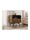 Talsalo 106 Wooden Brown Bedside Table 55x39x59cm