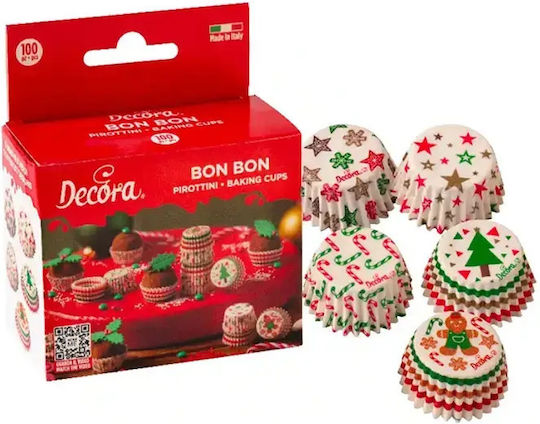 Decora Set Weihnachtliche Backformen D27cm. 100Stück