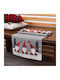 Liolios Home Christmas Tablecloth Runner L150xW45cm.