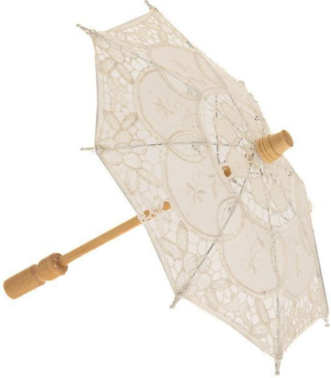 Ai Decoration Kräm Regenschirm 26cm