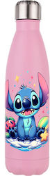 Μπουκάλι Θερμός Lilo & Stitch 500ml Ροζ Matte Μπουκάλι Θερμός Lilo & Stitch 500ml Ροζ Matte