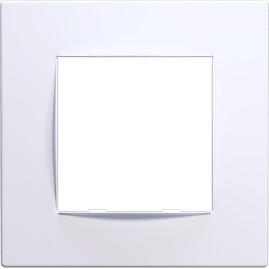 Aca Prime Switch Frame 1 Position in White Color 1000120001