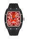 CAT Mens Men's Watch Battery with Black Rubber Strap