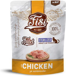 Fisi Cat Sterilised Chicken Jelly 300gr Fisi Cat Sterilised Chicken Jelly 300gr