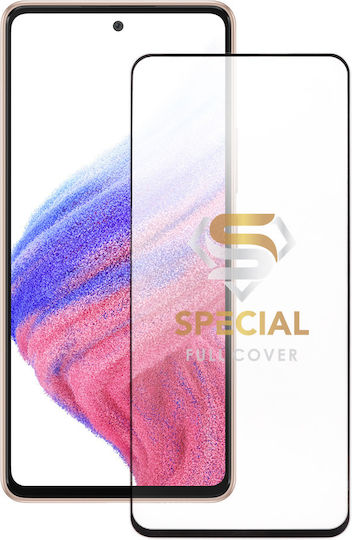 Idol 1991 0.3mm Adeziv complet Tempered Glass Negru (Galaxy A53)
