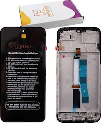 Hyper Fix Bildschirm mit Rahmen für Xiaomi Redmi 15, Poco M7 (Schwarz)