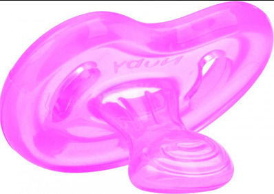 Nuby Orthodontic Pacifiers Silicone Pink for 6+ months 2pcs