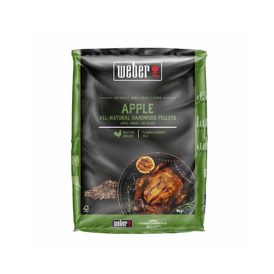 Weber Pellet Καπνίσματος για Ψησταριά με Άρωμα Μήλου 8kg