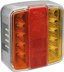 Lampa Πίσω Φανάρι Τρέιλερ Φορτηγού Led 5 Λειτουργιών Stop Θέση Φλας 12v 24v 1τεμ L4155.6 L4155.6 L4155.6