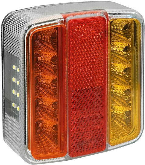 Lampa Заден Стоп Фенер Трейлър Камион Led 5 Функции Стоп Габарит Мигач 12v 24v 1бр L4155.6 L4155.6 L4155.6