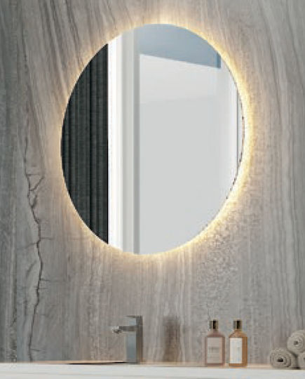 Luminor Idol Round Bathroom Mirror Led 50x50cm