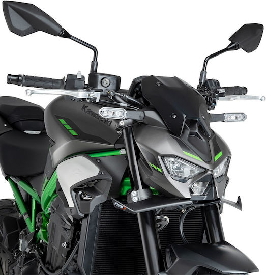 Front Downforce Naked Frontal Spoilers Matt Black Kawasaki Z900 Z900se 25 22446j Puig