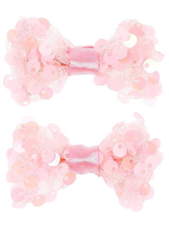 Souza For Kids Set of Kids Hair Clips with Hair Clip in Pink Color