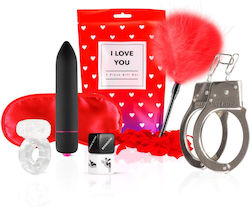 Hunkemöller Loveboxxx I Love You BDSM комплект 7 броя Hunkemöller Loveboxxx I Love You BDSM комплект 7 броя