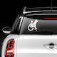 Disabled Dog In The Car Exterior Print