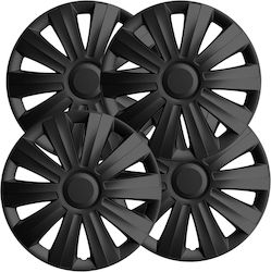 Mammooth Car Hubcaps 13 Inches 4 Pieces Black MMT A112 2041B Mammooth Car Hubcaps 13 Inches 4 Pieces Black MMT A112 2041B