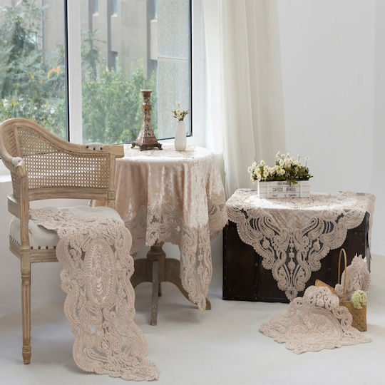 Liolios Home Τραπεζομάντηλο Σετ 3τμχ Coffee