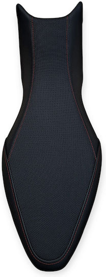 Dorsoduro750 Aprilia Anti-Slip Seat Cover Red Stitches