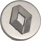 Renault Silver Chrome Car Wheel Center Cap 60mm