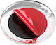Alfa Romeo Hood Logo 74mm Red 1 Piece Zemb-alfa-04