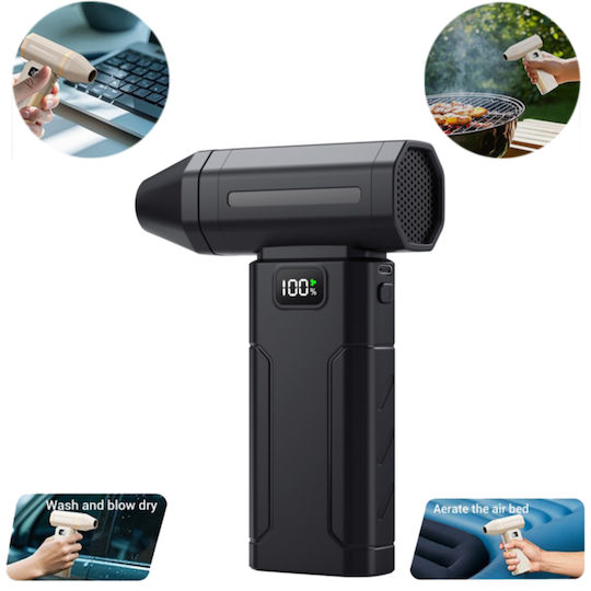 Suflantă de Mână 450000rpm cu Ecran și Baterie 6000mAh