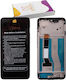 Hyper Fix Screen with Touch Mechanism and Frame for MOTOROLA G54, MOTOROLA G54 POWER (Black)