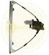 Window Regulator Front Left Electric Fiat Panda 169 03> 4-Door Motor Sc.2101