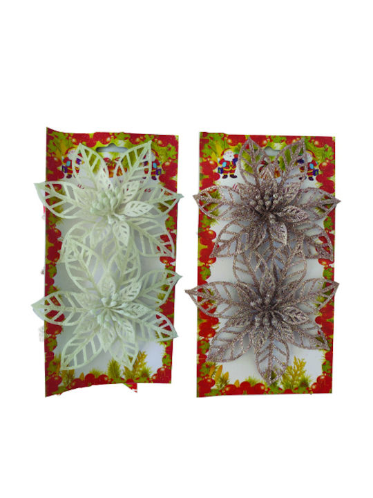 AGC Crăciun Decorativ Floare Lungime 14cm.